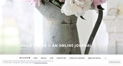 Desktop Screenshot of julieangelos.com